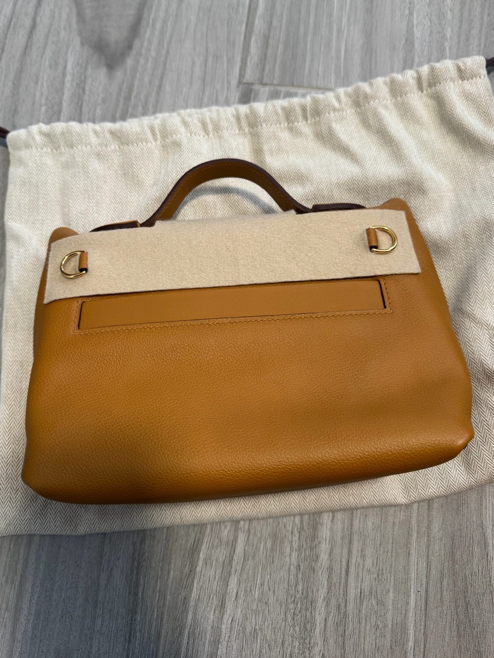 HERMES***100% authentic 24/24 Mini Caramel/ Denim***NIB $10,500 + TAX - Picture 7 of 7